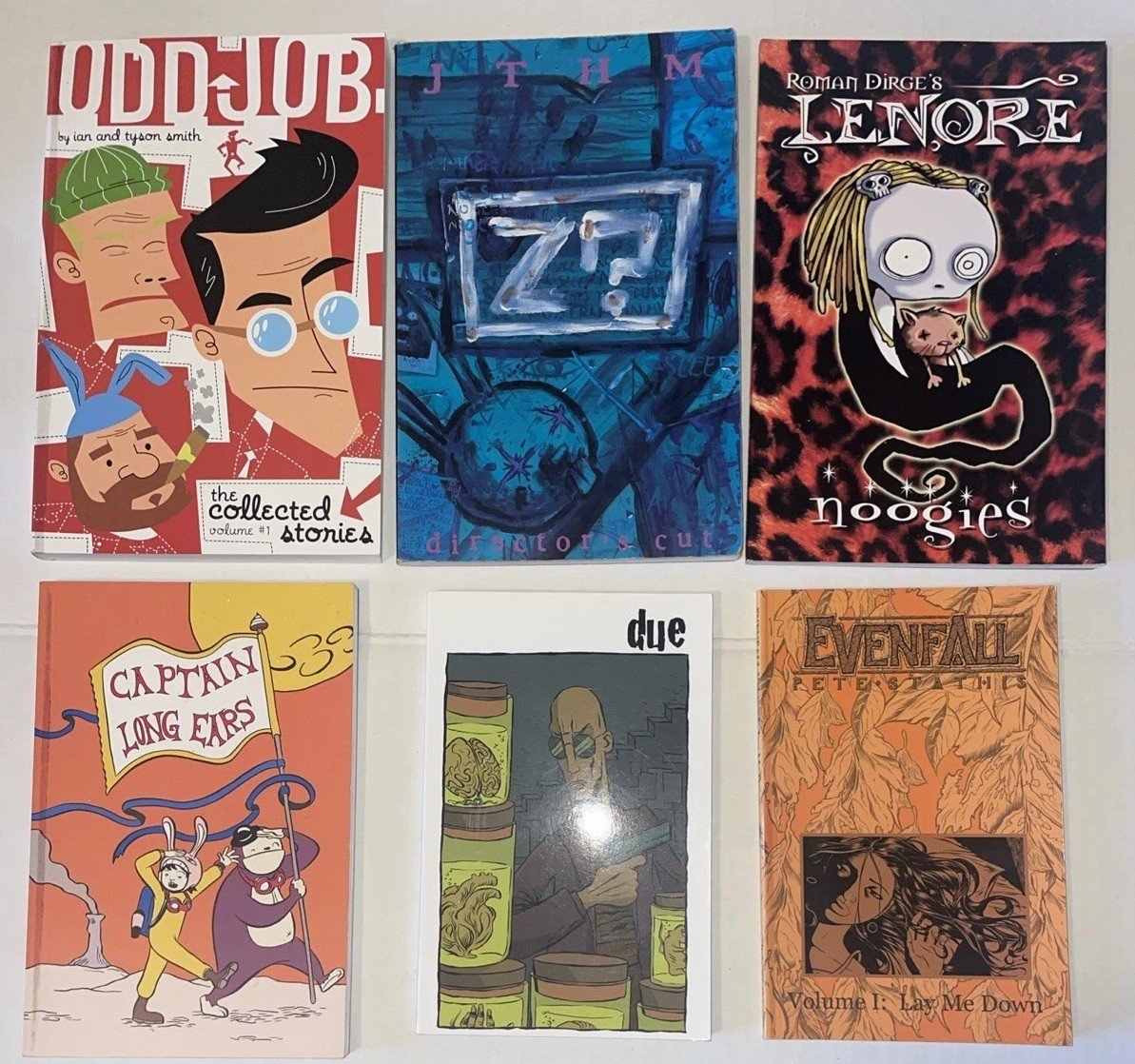 Slave Labor Graphics TPB Lotto X6 JTHM Lenore Odd Job Evenfall Johnny Romanzi Due