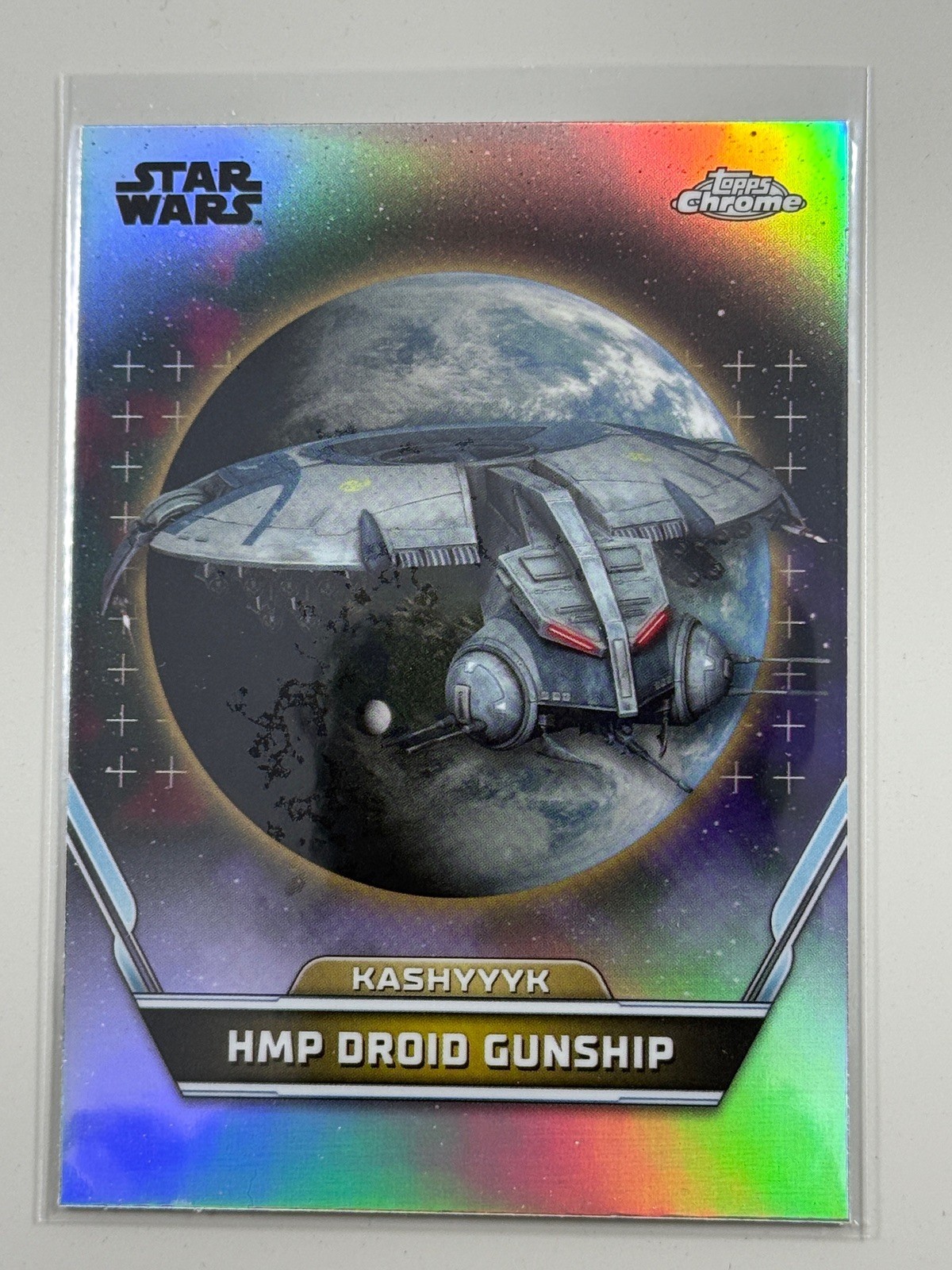 Topps Star Wars 2024 Hyperspace HMP Droid Gunship Kashyyyk Refractor #4