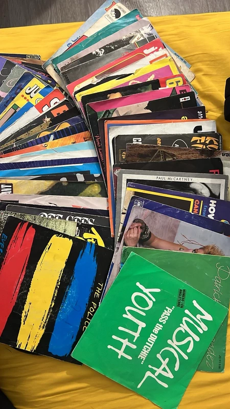 Lot Vinyles 45 Tours Musique Internationale – Pop, Rock, Disco, Reggae (Années 70/80)
