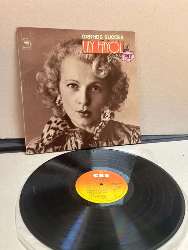 2 disque vinyle Lily fayol 33 tours