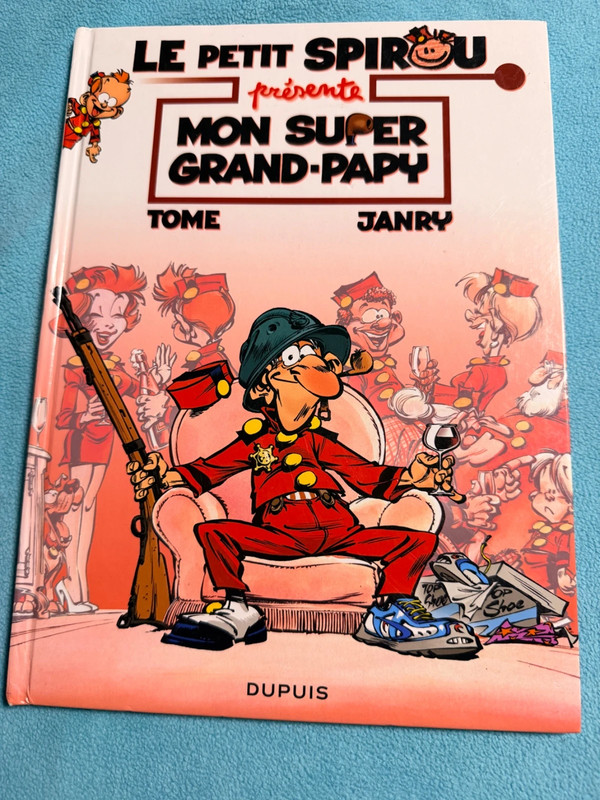 BD Le petit spirou Mon super grand-papy