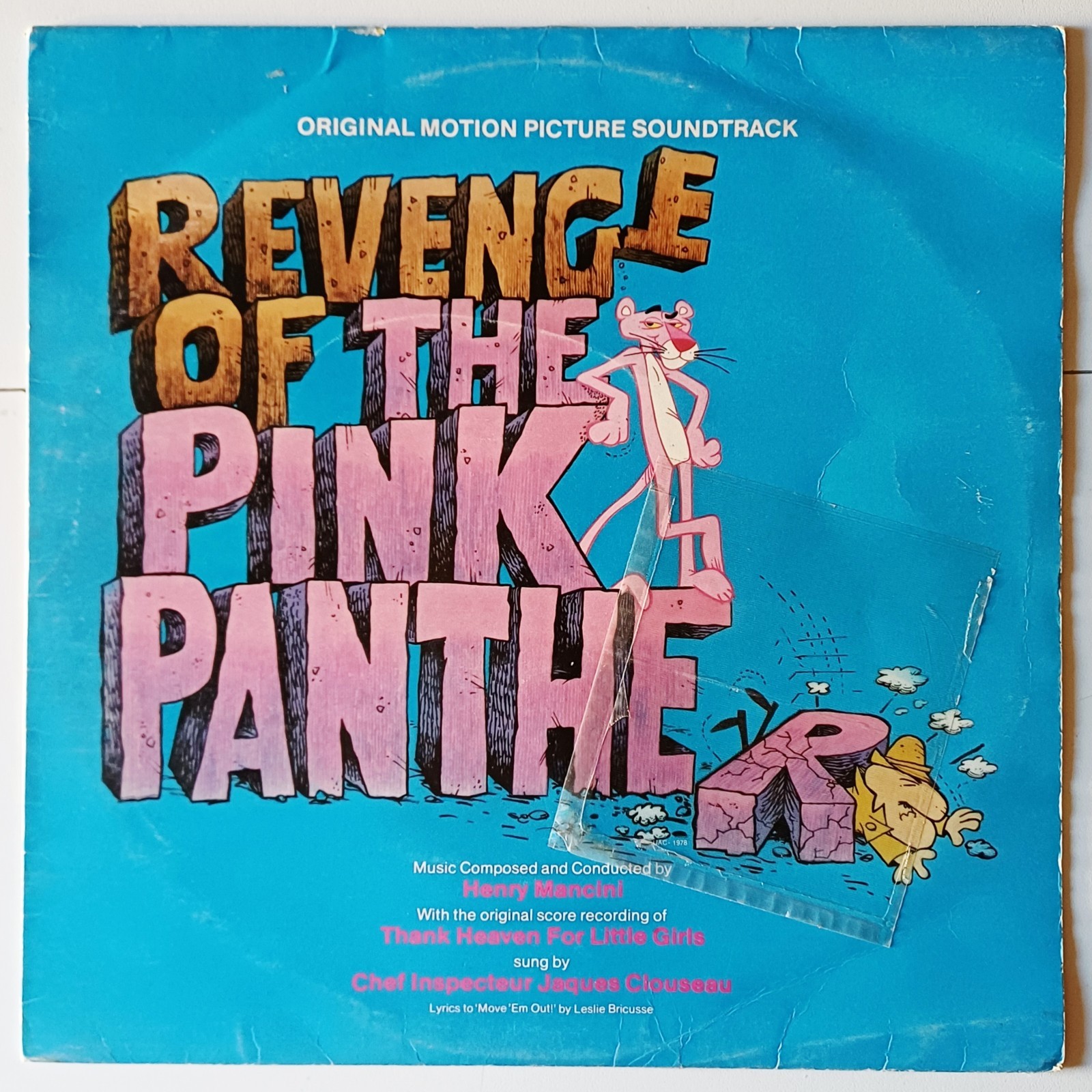 Revenge Of The Pink Panther, Original Soundtrack BO, Vinyl LP 33t, 1978