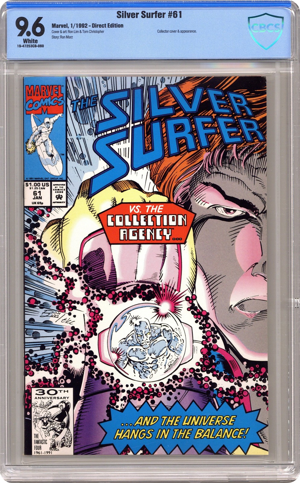 Silver Surfer #61 CBCS 9.6 1992 19-47253CB-060