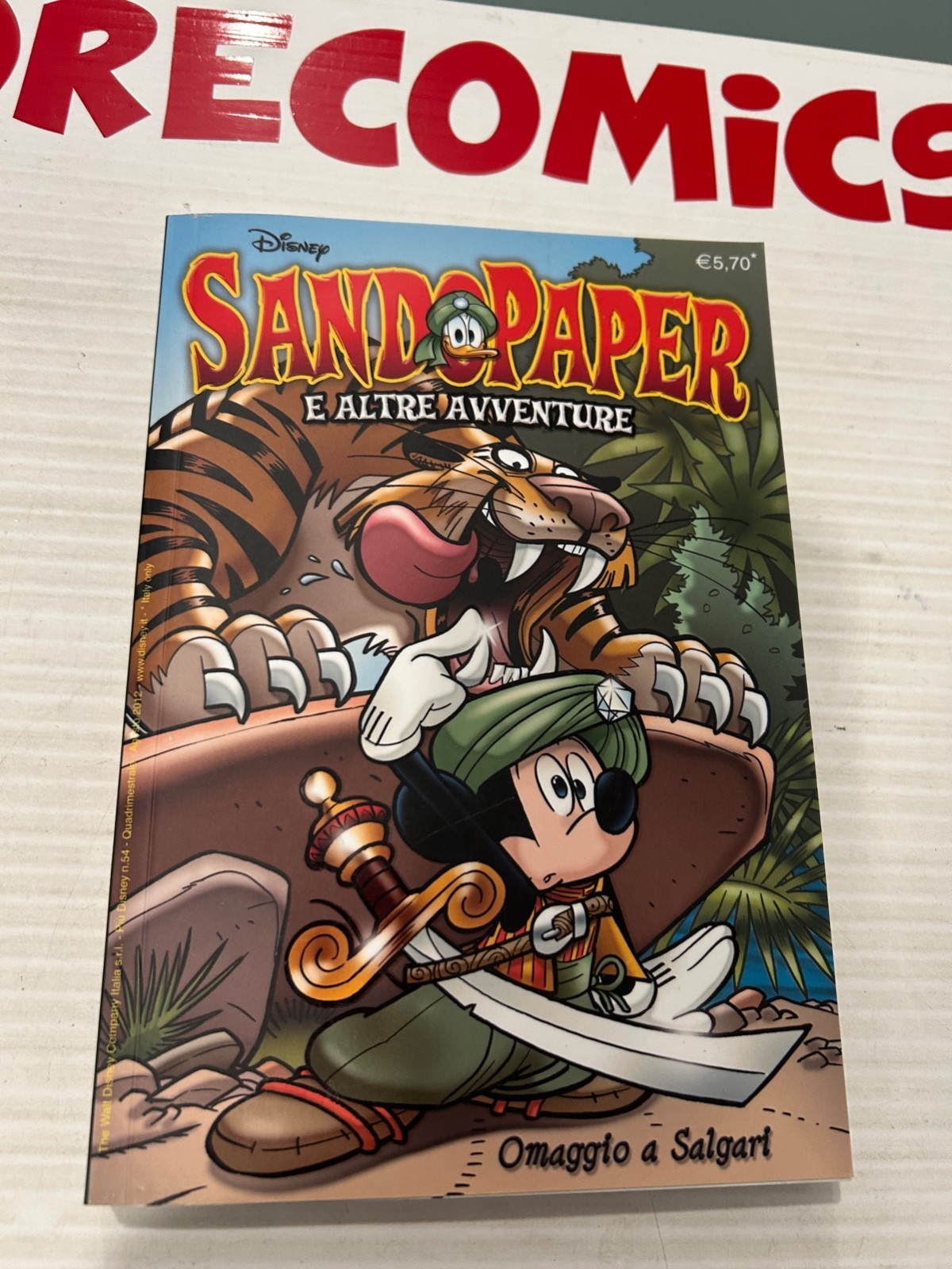 DISNEY SANDOPAPER E ALTRE STORIE    AGO. 2012   EDICOLA/MAGAZZINO   E11