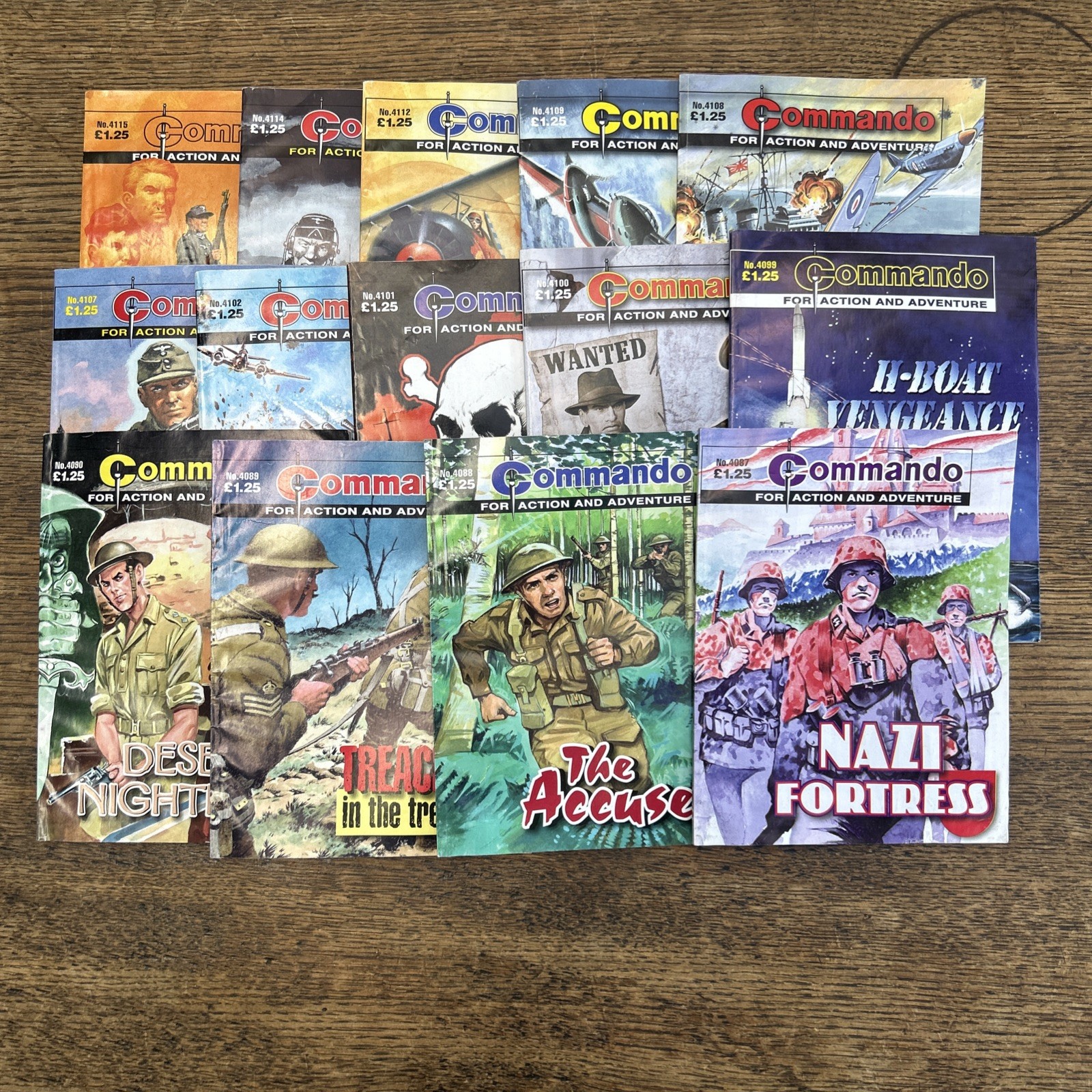 Job Lot Old Commando Comics War Stories Rare Collectible Comics Bundle