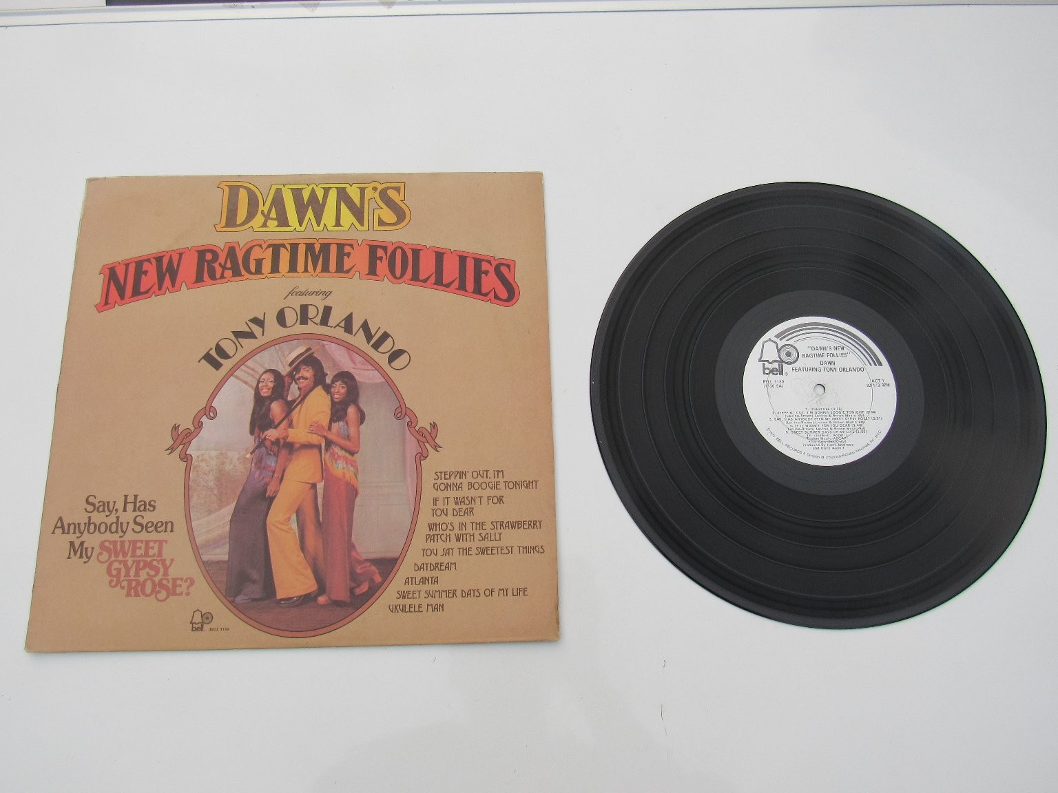 Dawn's Tony Orlando – New Ragtime Follies LP 1973 Bell Records Pop 33 RPM