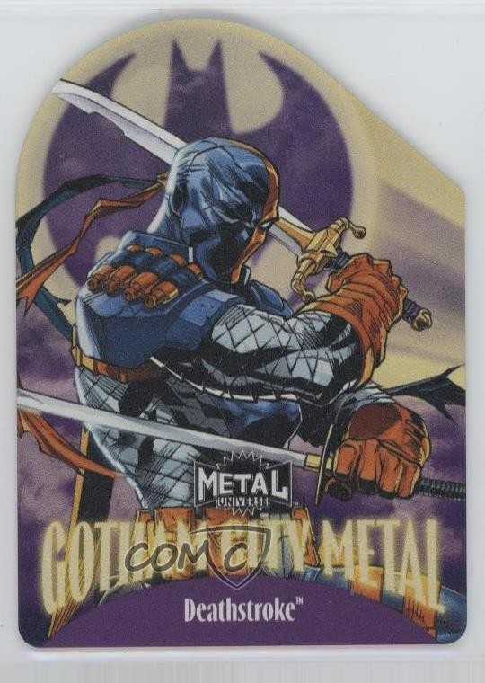 2025 Skybox Metal Universe Batman Gotham City Purple 1/25 Deathstroke 1g0e