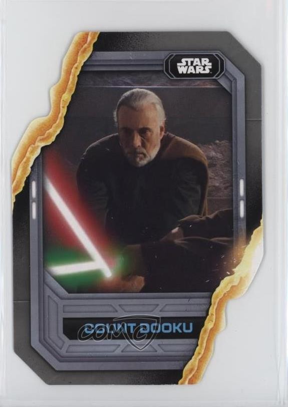 2023 Topps Star Wars Lightsaber Stylings Die-Cuts Count Dooku #LS-14 a2v