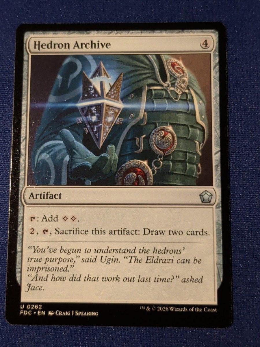 Hedron Archive Foundations Commander #262 quasi nuovo MTG