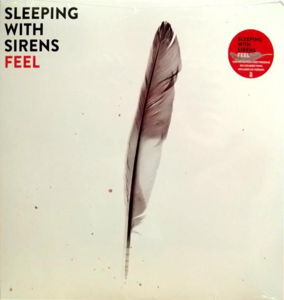 Sleeping With Sirens Feel LP vinyl USA Rise 2013 red vinyl LP with insert and CD