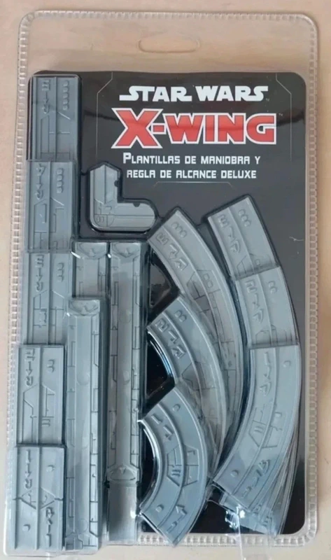 Star Wars X-Wing 2.0: Plantillas de Maniobra y Regla de Alcance Deluxe