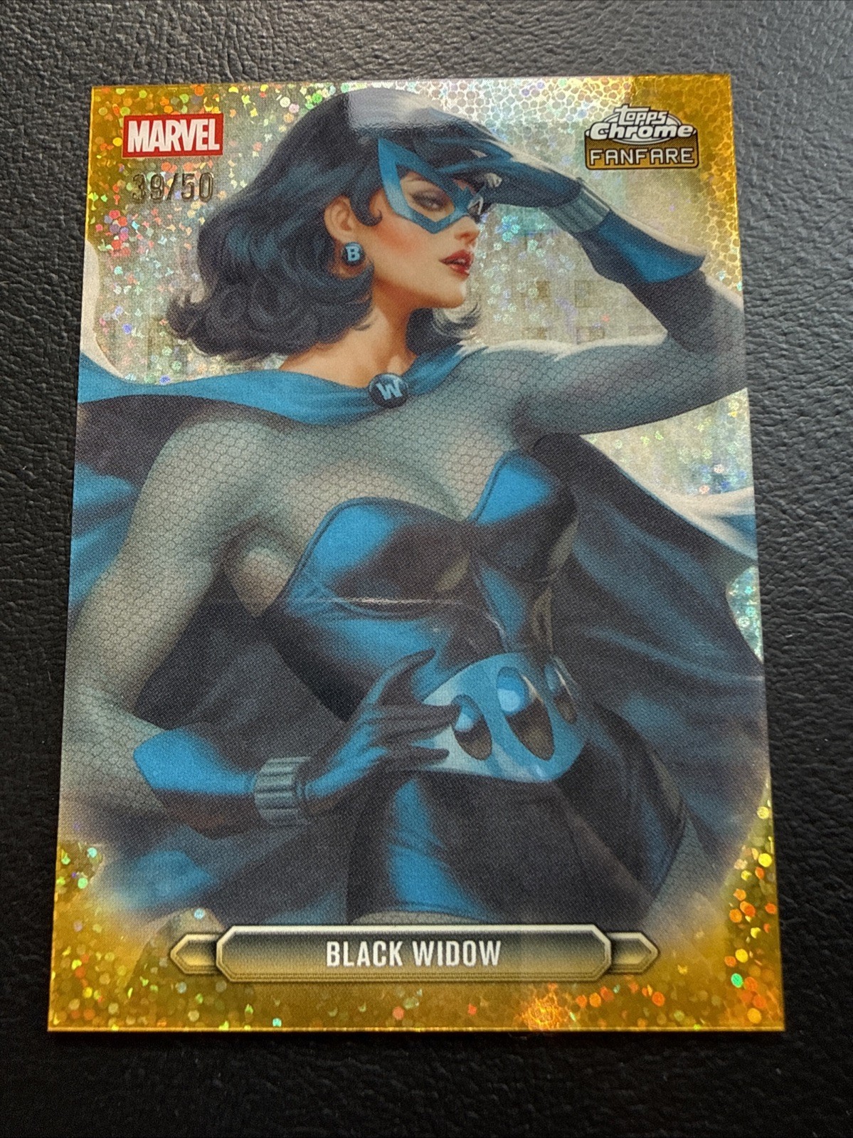 Vedova Nera /50 Oro Mini Diamante 2026 Topps Cromo MARVEL FANFARA