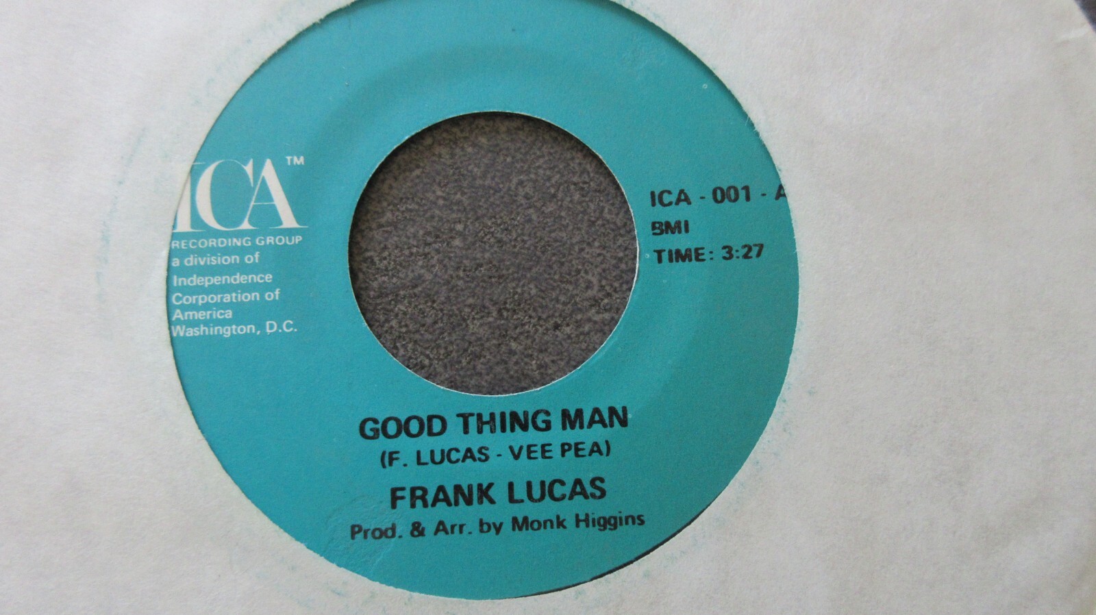 Frank Lucas Good Thing Man 7" **NEAR MINT**