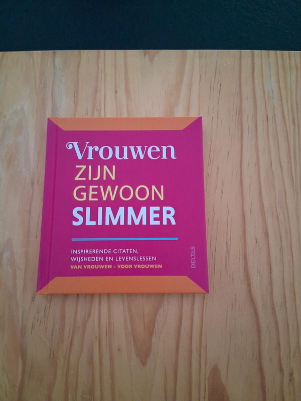 Boek  :vrouwen zijn gewoon slommer
