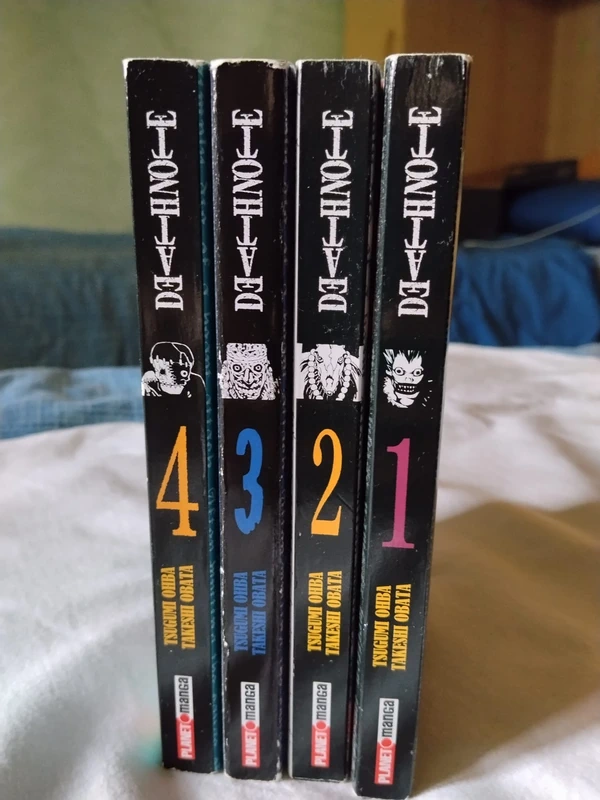 Death Note manga volumi 1 2 3 4