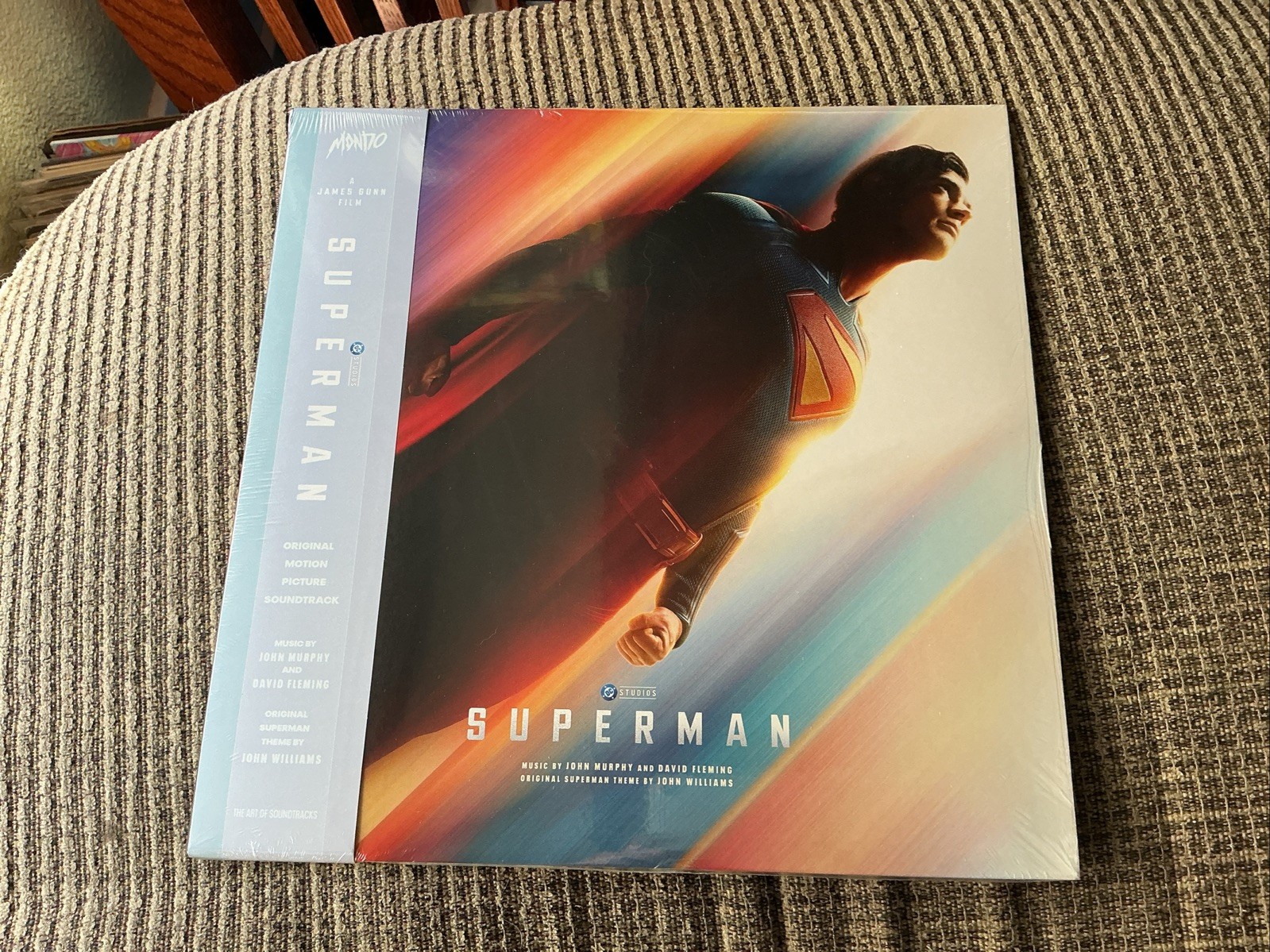 SUPERMAN 2025 2-LP ORIGINAL SOUNDTRACK MONDO RED & BLUE VINYL EDITION BRAND NEW