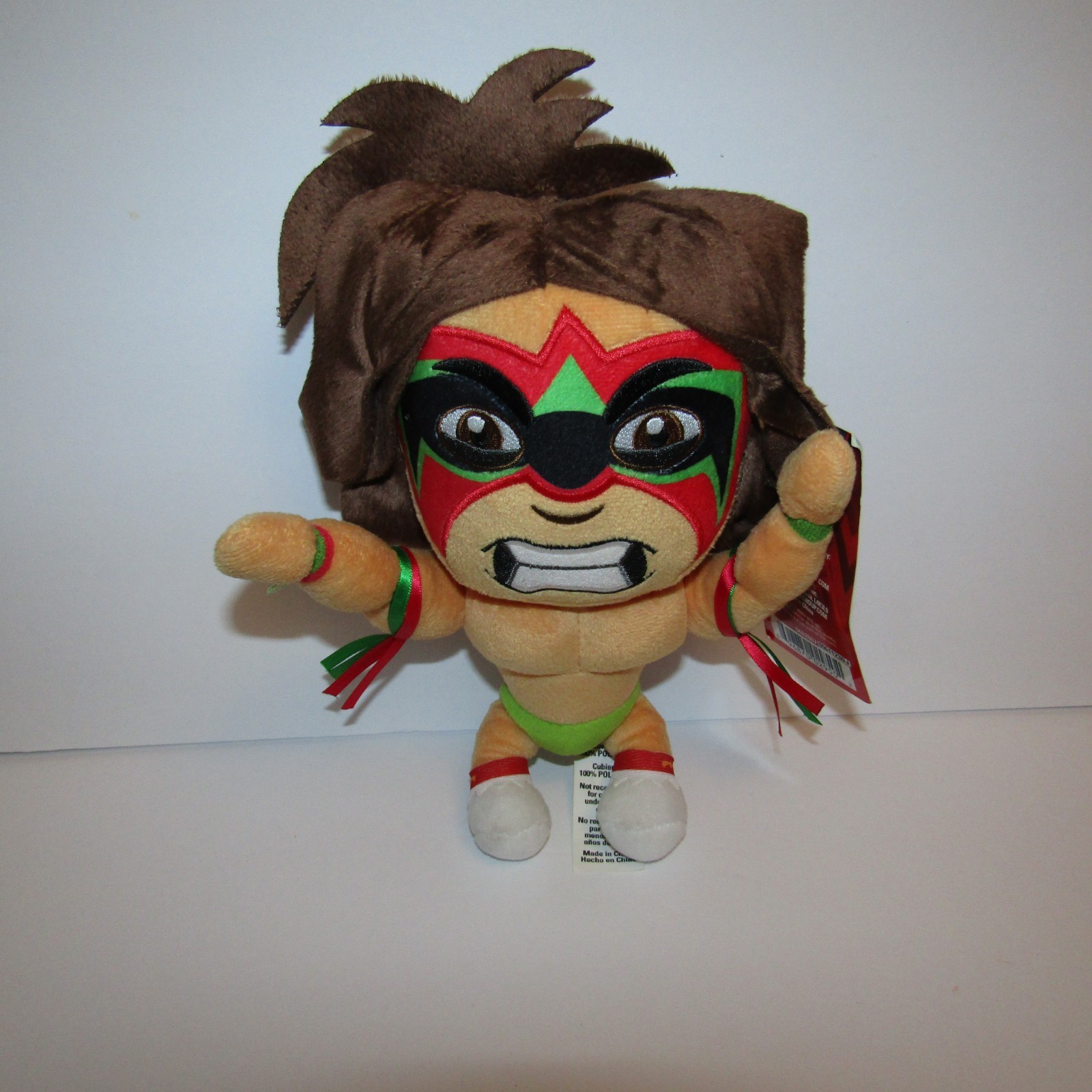 WWE The Ultimate Warrior Peluche Figura Wrestling Imbottito con Etichette Alto 10"