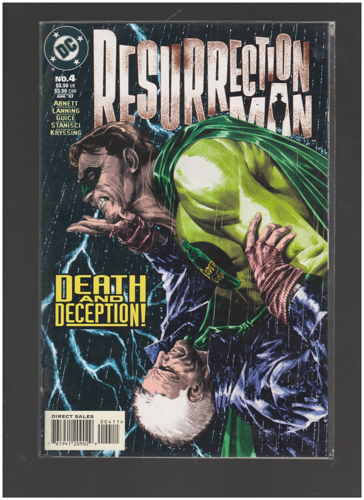Resurrection Man #4 DC Comics 1997 Butch Guice Andy Lanning Dan Abnett DCU 