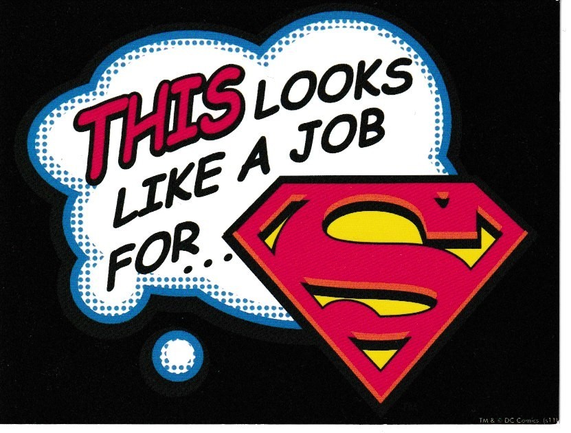 SUPERMAN Carte Postale collector vierge non utilisée  édition anglosaxone