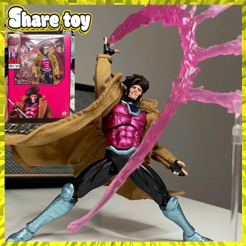 Modellino Gambit X-Men versione fumetto con accessorio 6" nuova scatola CT Toys #131