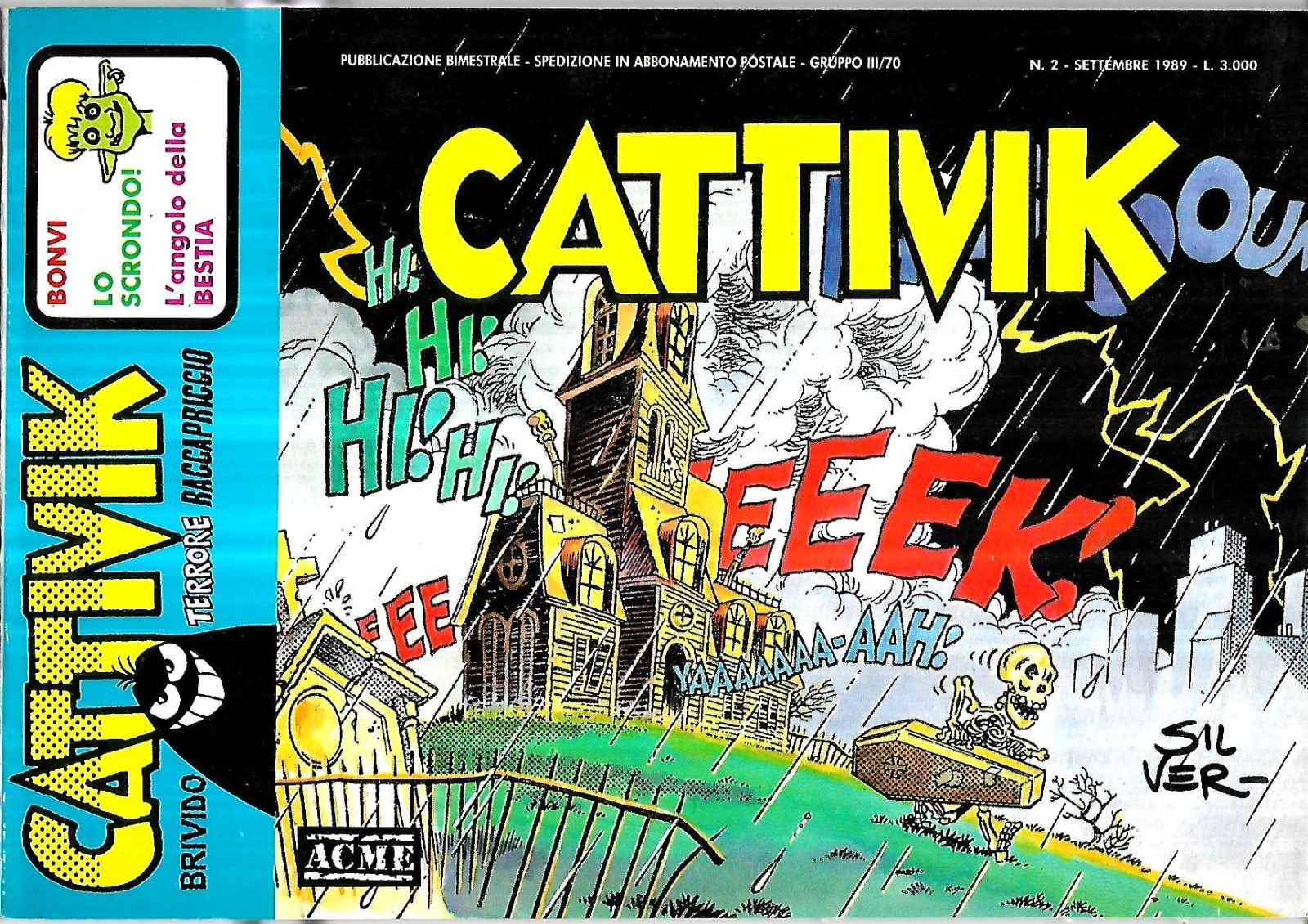Cattivik n° 2  (set 1989): ottimo +++