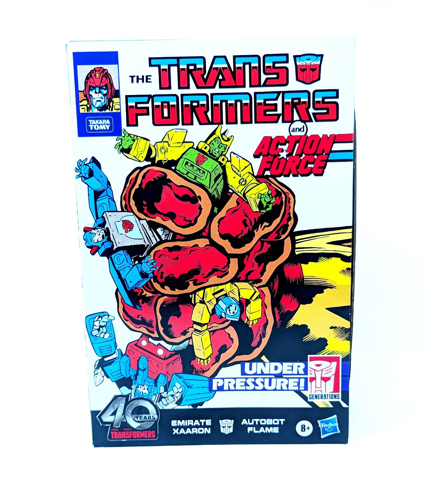 Transformers Comic Edition Autobot Flame & Emirate (solo scatola LEGGERE DESCRIZIONE)