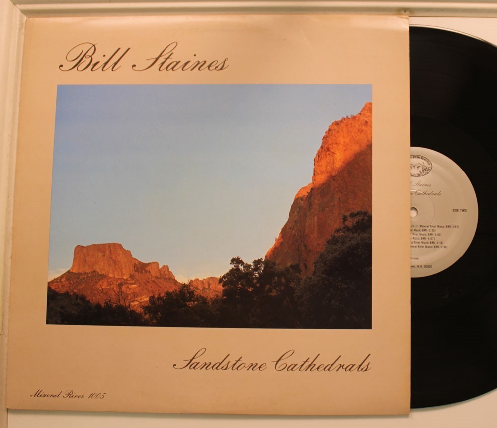 Bill Staines Lp Sandstone Cathedrals On Mineral River - Vg++ To Nm / Vg+ To Vg++