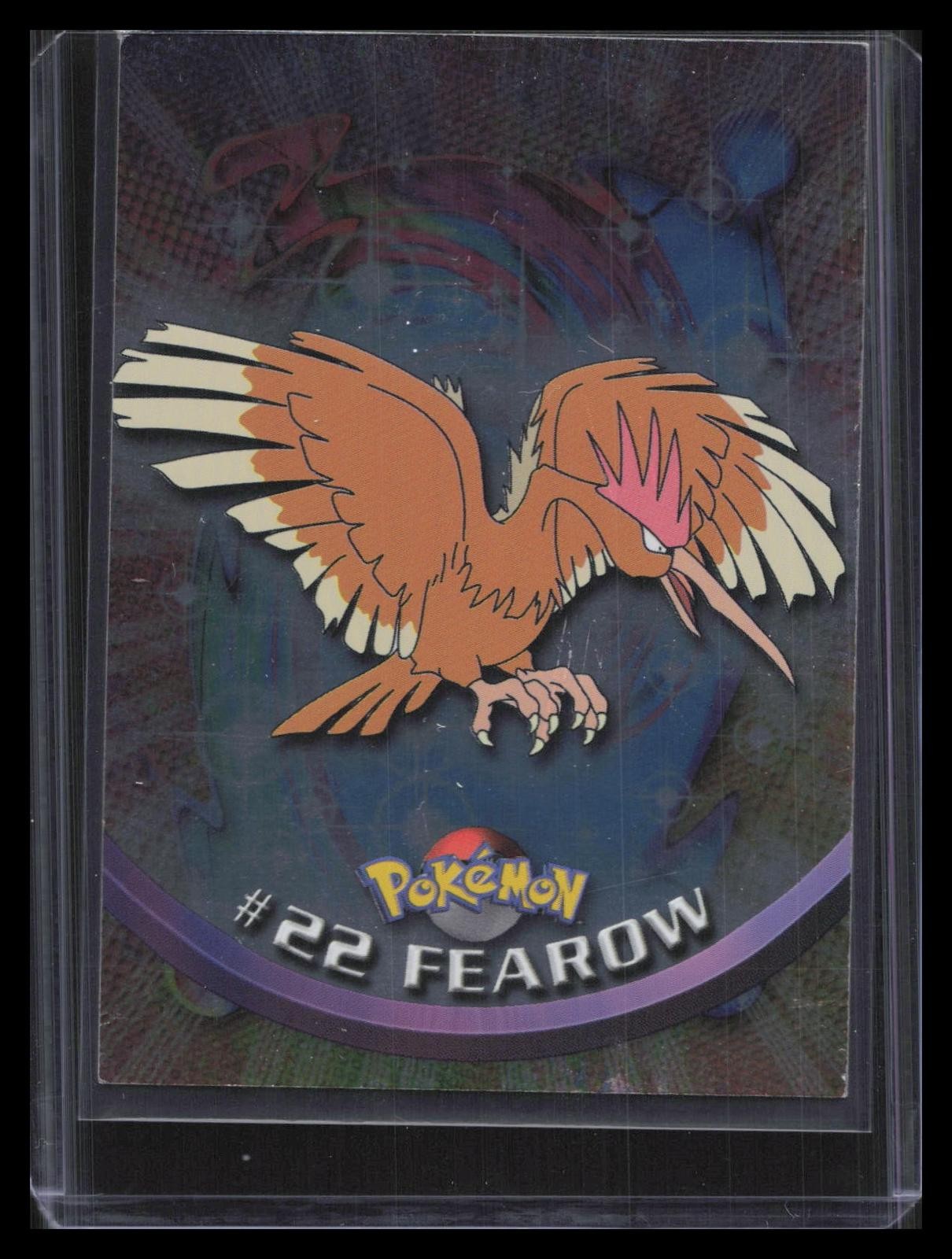 Fearow 1999 Topps Pokemon TV Animation Edition Series 1 #22 Blue Topps Logo Foil