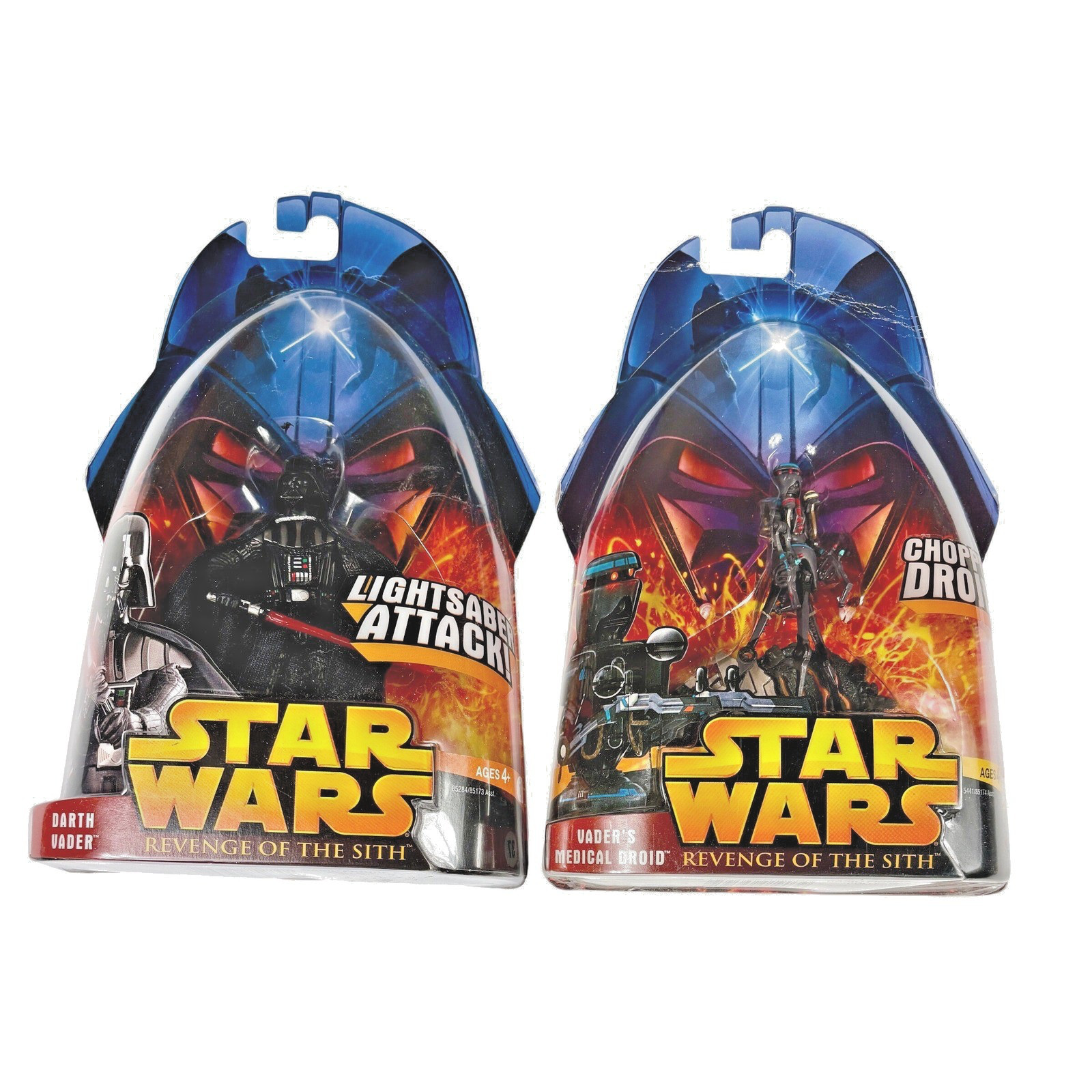 DARTH VADER & VADER'S MEDICAL DROID Star Wars La vendetta dei Sith action figure