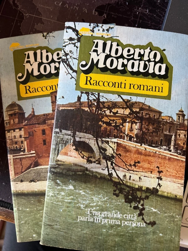Moravia, Racconti romani, 2 volumi Bompiani 1977