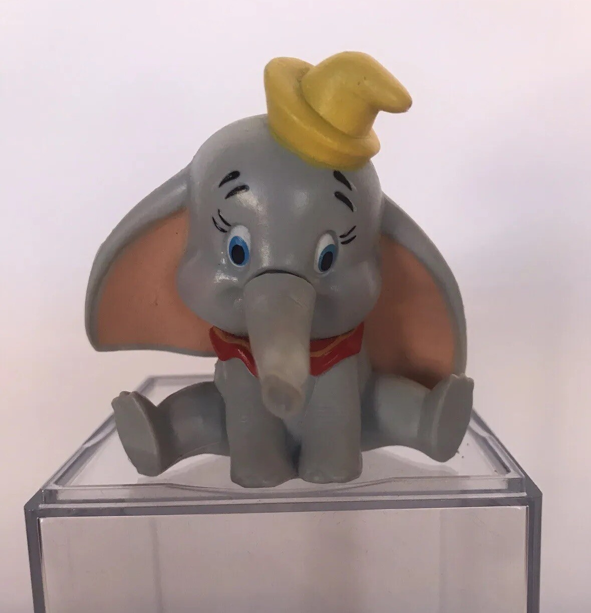 DISNEY ZAG TOYS Baby Dumbo Circo Elefante Grigio Giocattolo Figura Cake Topper 2"