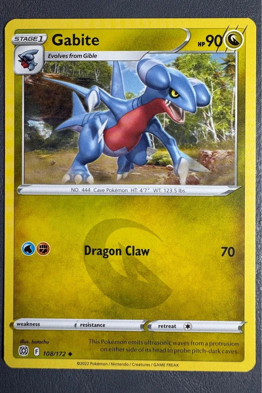 Gabite Pokémonkaart Brilliant Stars + hatachu