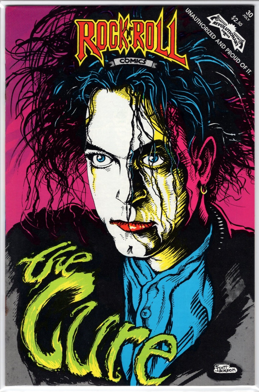 ROCK 'N' ROLL COMICS #30 (BIOGRAFIA DELLA "CURA") COPERTINA SCOTT JACKSON