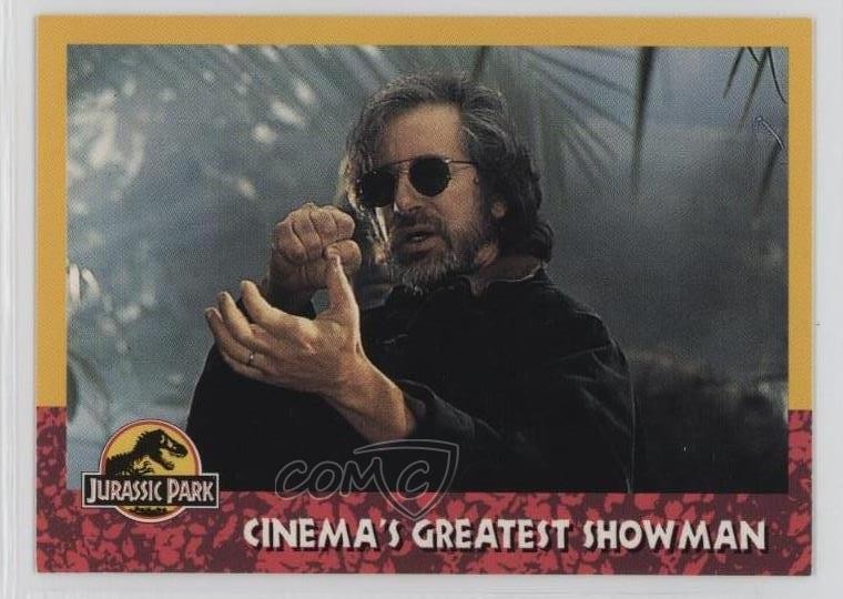 1993 Topps Jurassic Park Steven Spielberg Cinema's Greatest Showman #152 1i8