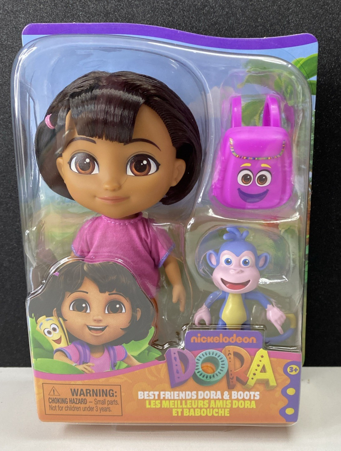 Dora The Explorer Set Figure Con Stivali E Zaino 6" 3+ Nuovo Sigillato Nickelodeon
