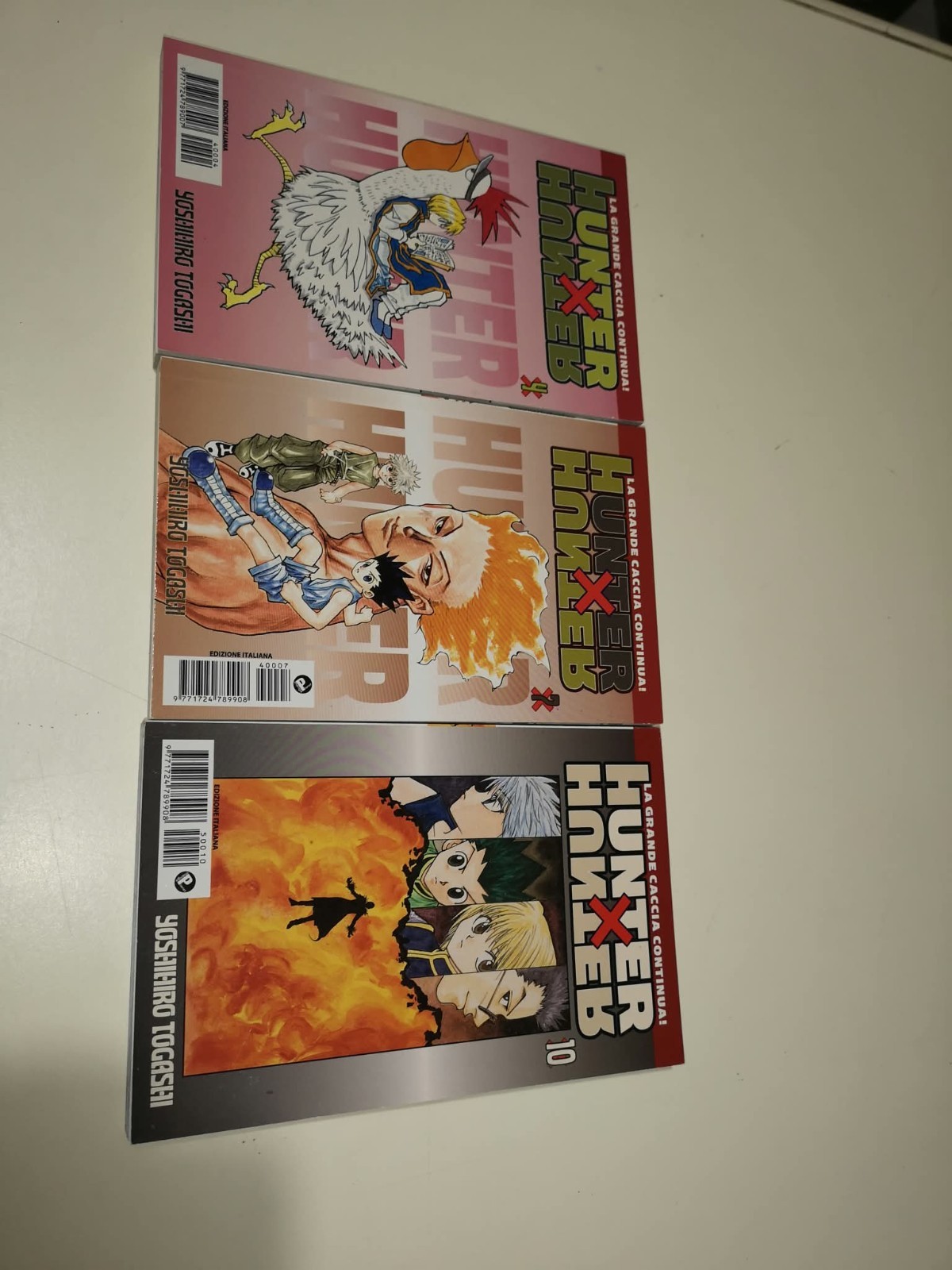 HUNTER X HUNTER - Volumi 4, 7, 10 PRIMA EDIZIONE - ORIGINALI - OTTIME CONDIZIONI