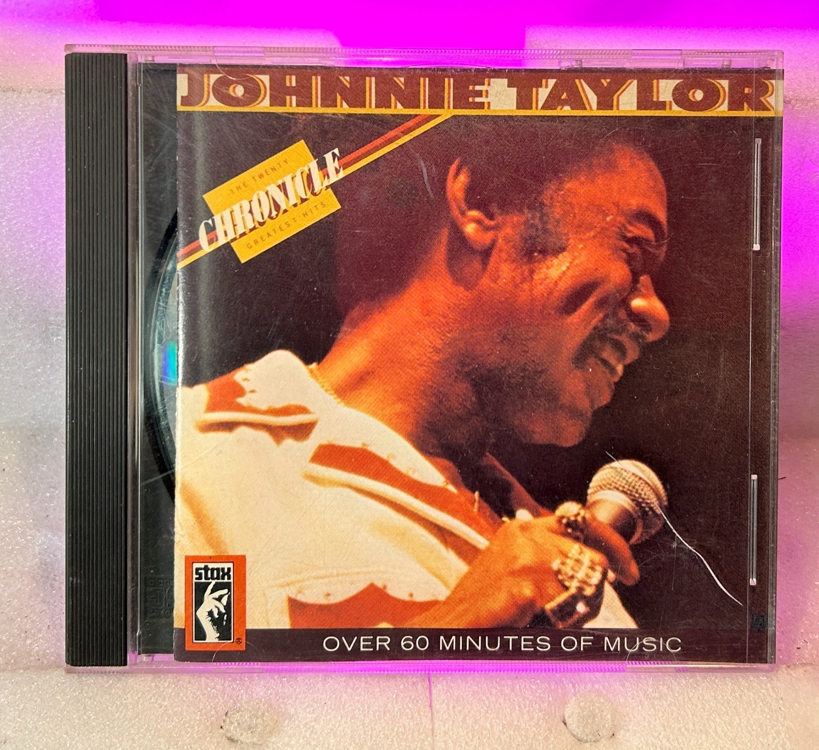 Johnnie Taylor Chronicle: The 20 Greatest Hits (CD, 1977, Stax) W/ Case, Tested