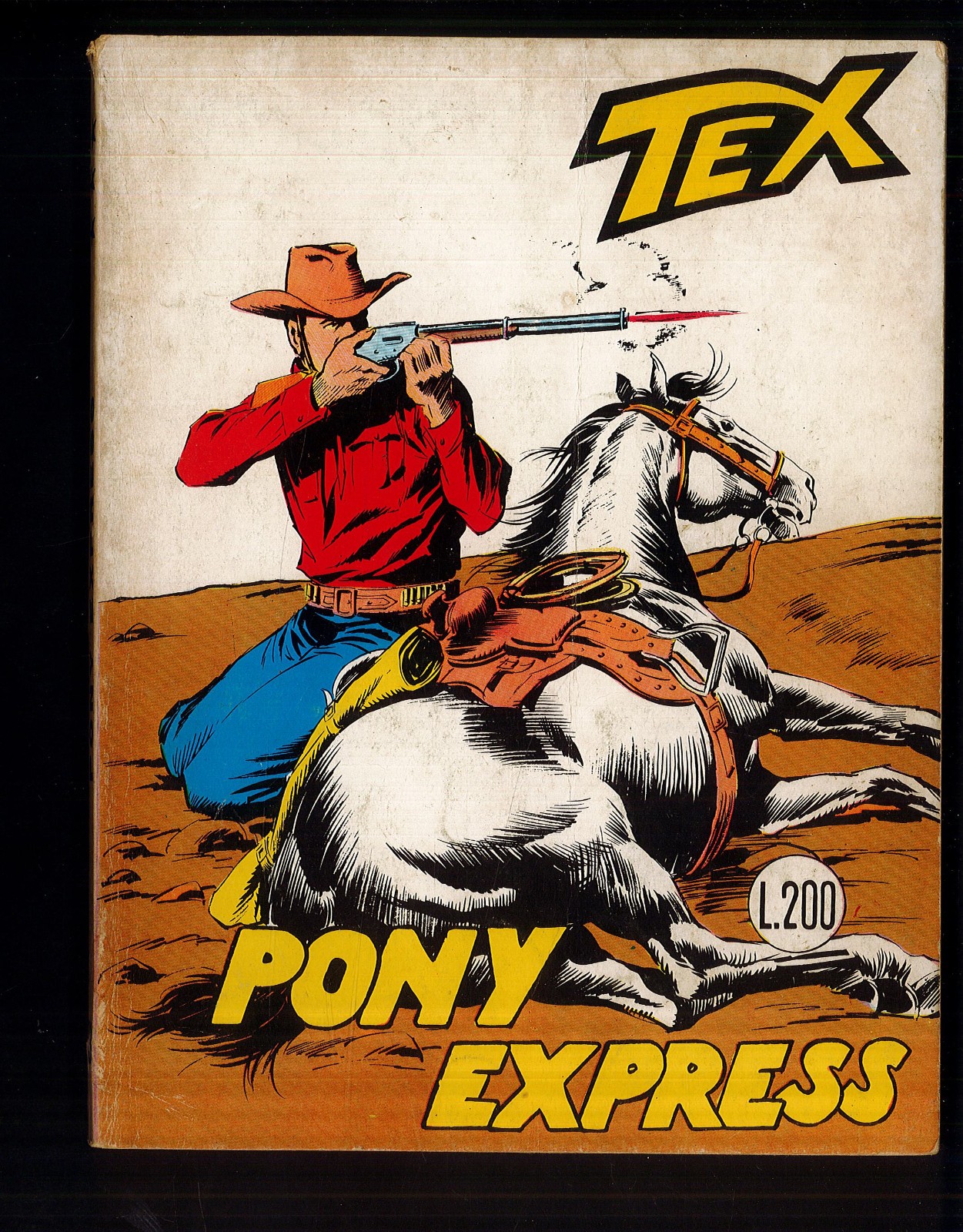 Tex Tre 3 Stelle n.73 "Pony Express" Ottimo Araldo 1970 ▓