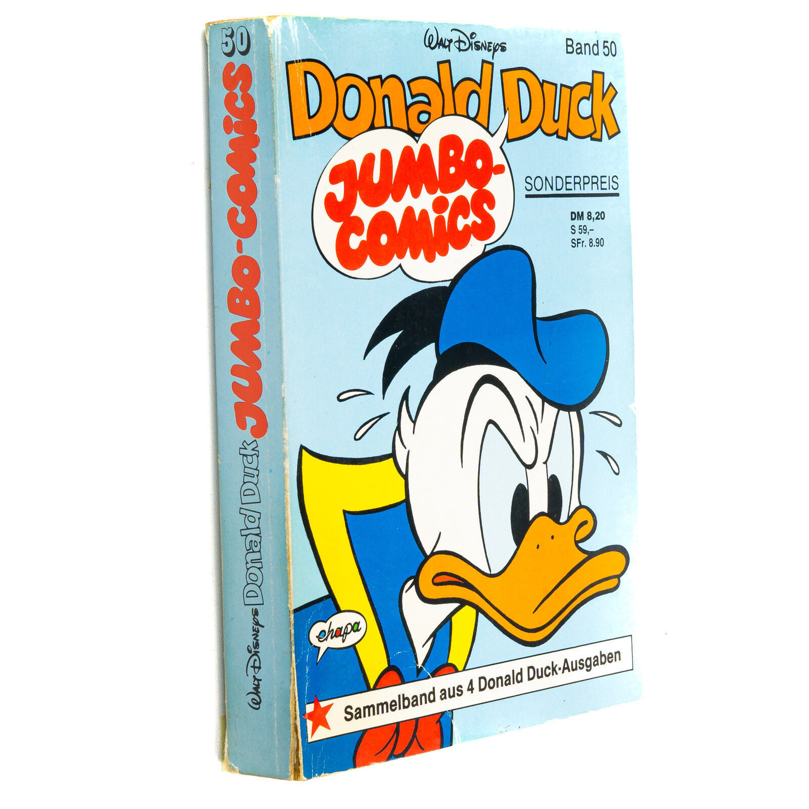 LTB Donald Duck Jumbo 50 libro tascabile divertente 1995 condizioni buone