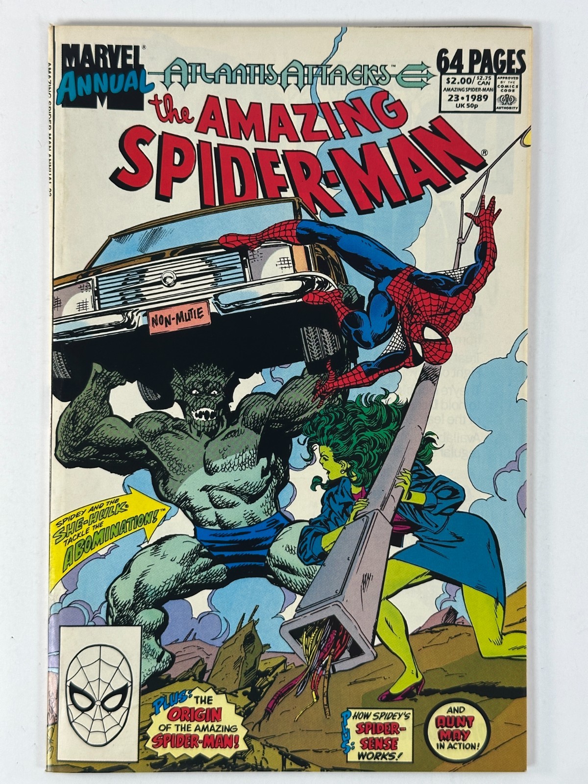 Amazing Spider-Man Annual #23 Atlantis Attacks Marvel 1989 fumetto annuale