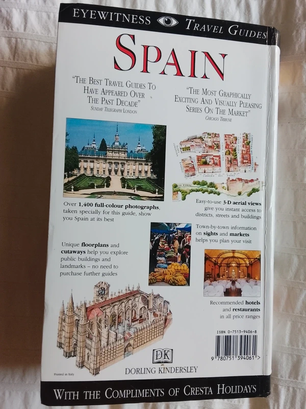 Travel Gide Spain for Cresta Holidays