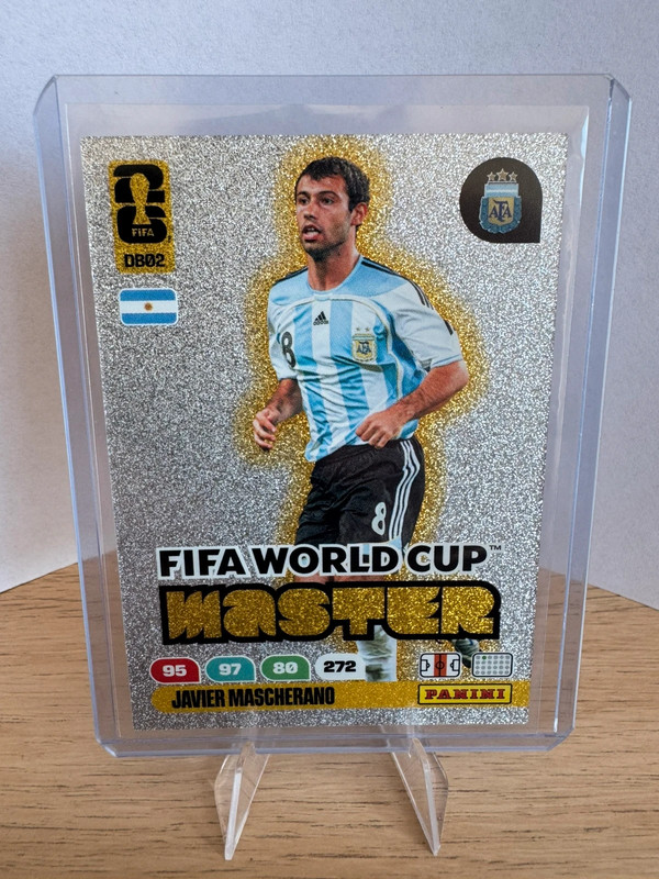Panini adrenalyn world cup 26’ Mascherano