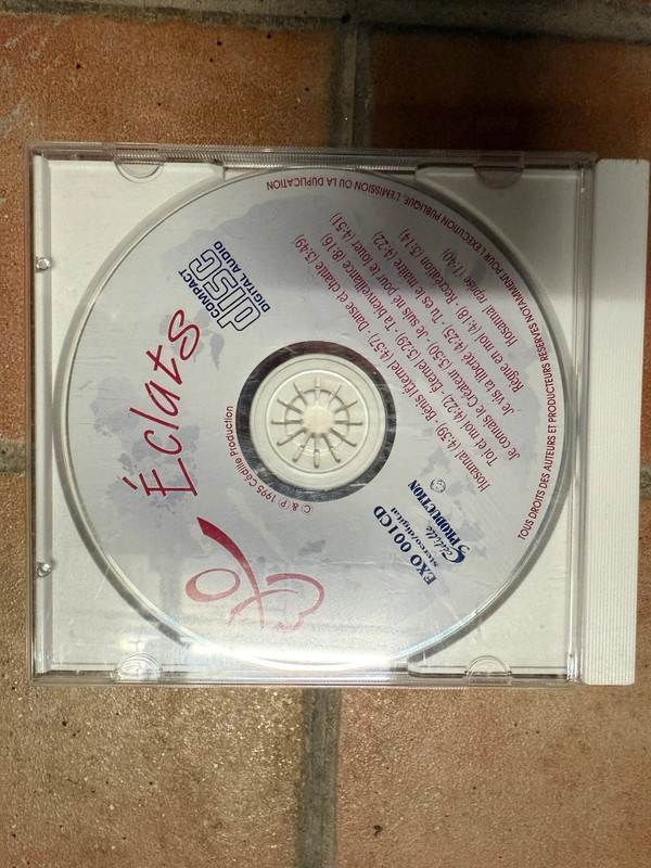 CD musique Exo Éclats