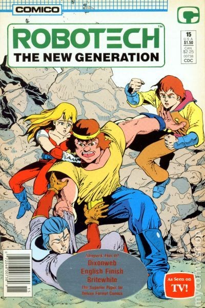 Robotech La Nuova Generazione #15 VG 1987 Immagine Stock Basso Grado