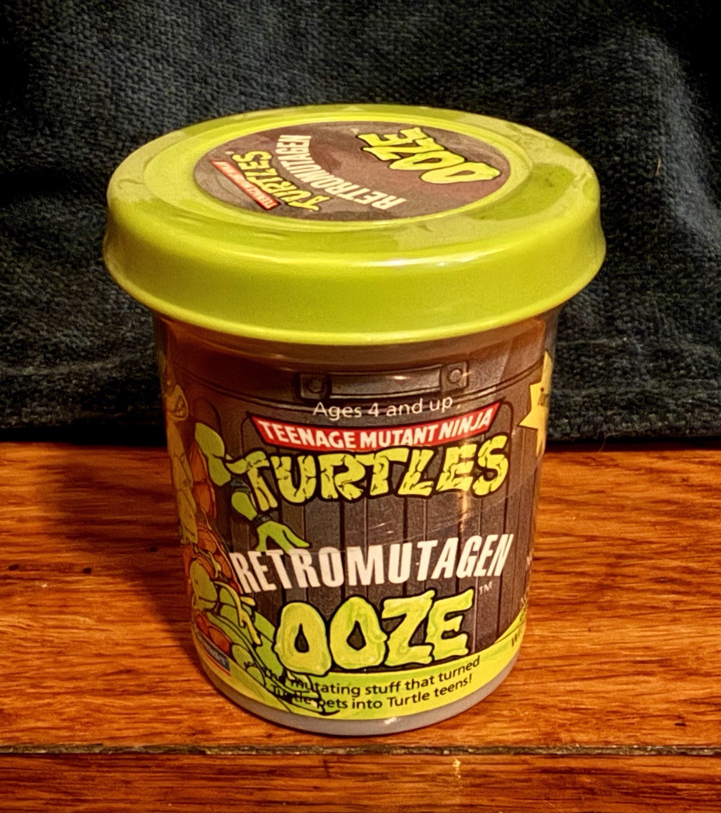 Playmates TMNT Green Retromutagen Traoze 1989 lattina nuova sigillata! Slime!