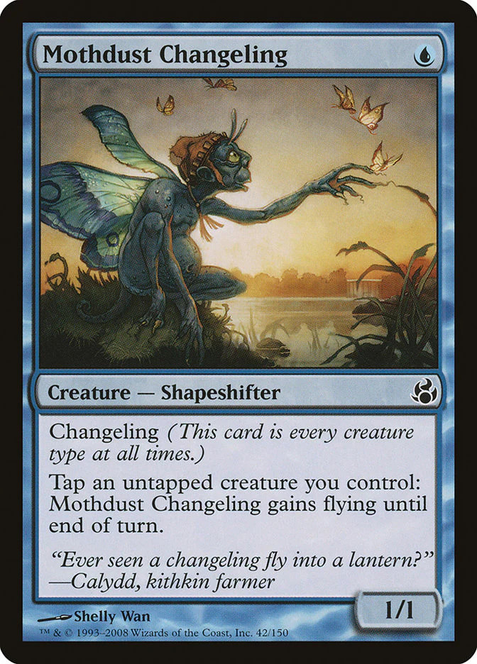 Mothdust Changeling [Morningtide] Foil leggermente giocato