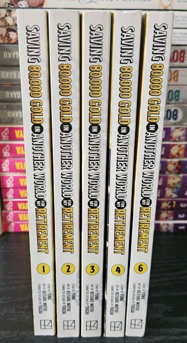 Manga Saving 80,000 Gold In Another World For My Retirement Vol 1, 2, 3, 4, 6