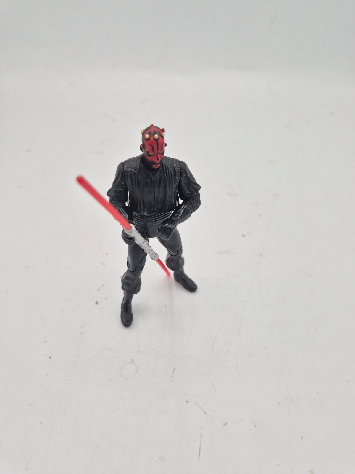 Star Wars Phantom Menace TPM Episode 1 Darth Maul Pink Chin Jedi Duel Complete
