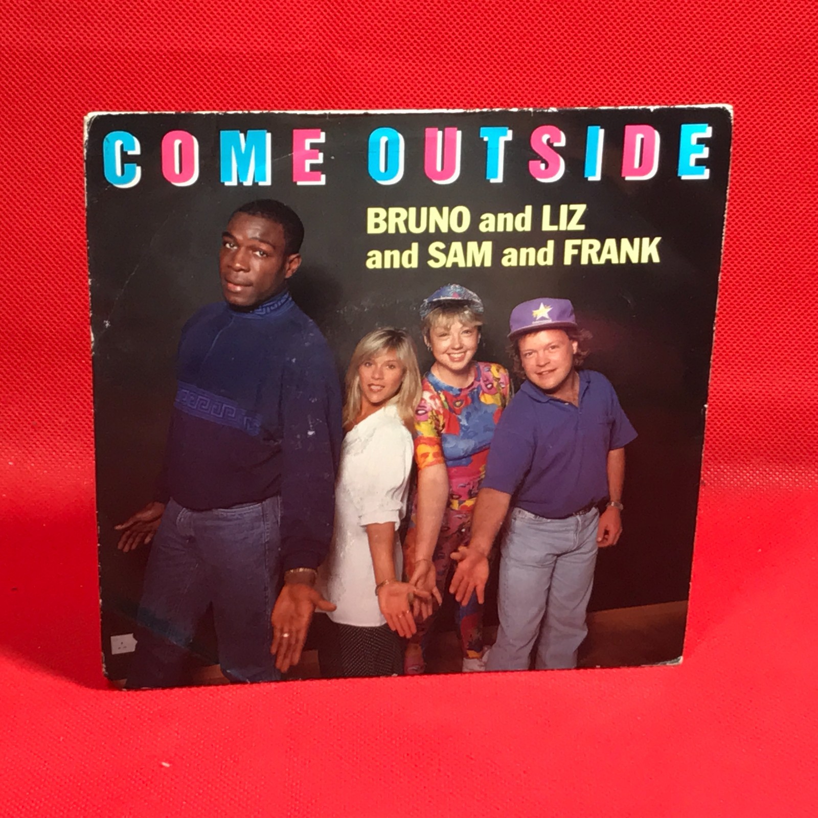 SAM FOX LIZ KERSHAW FRANK BRUNO BROOKS Come Outside 1991 UK 7" vinyl single 45