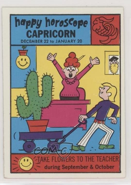 1972 Philadelphia Happy Horoscope Capricorn Take Flowers to the Teacher #23 0s4